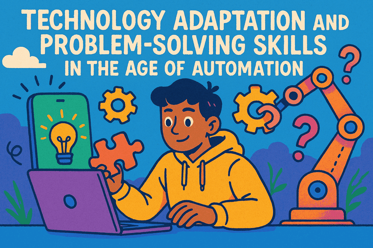 Technology Adaptation and Problem-Solving Skills in the Age of Automation