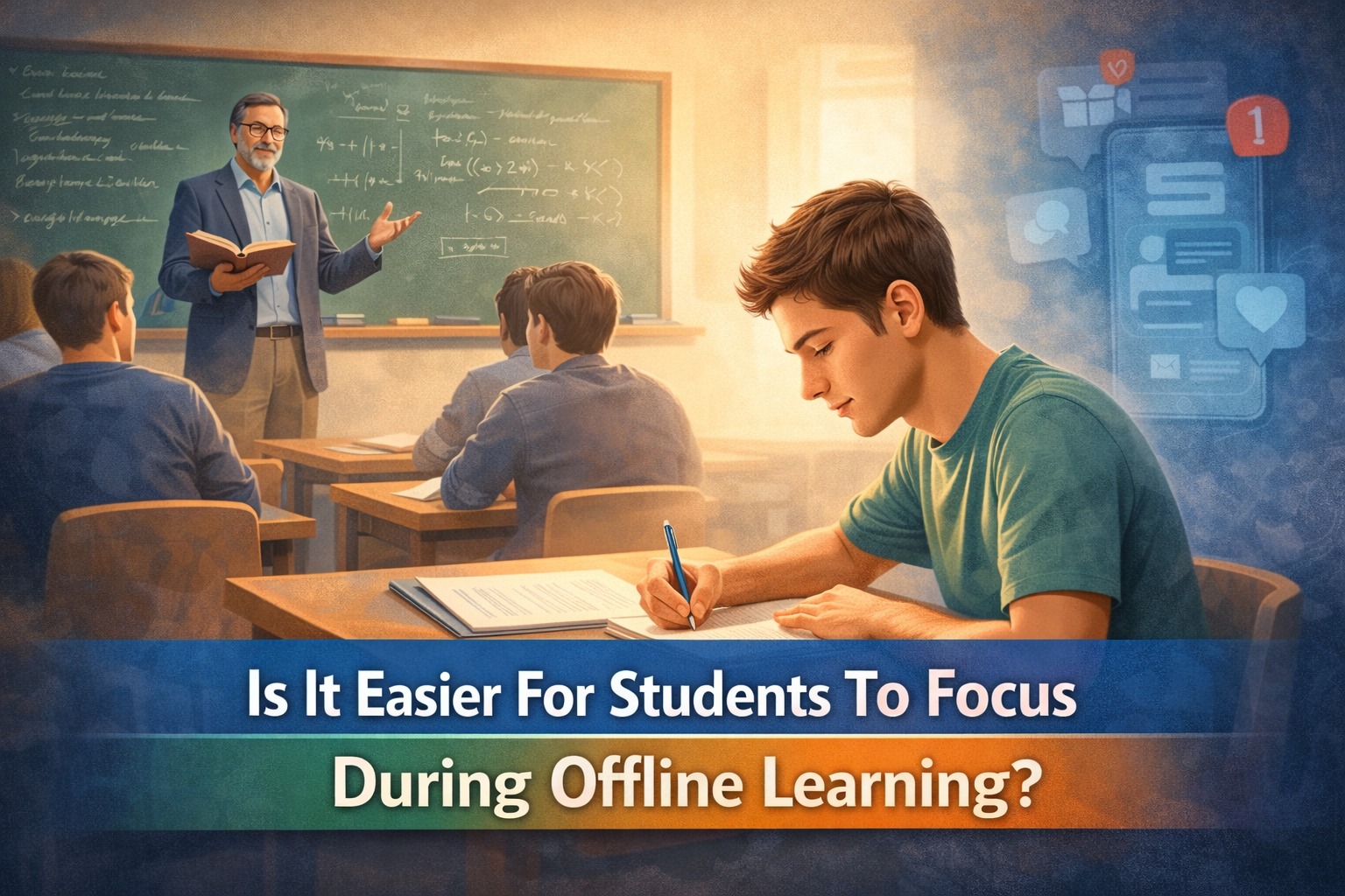 Is It Easier For Students To Focus During Offline Learning?