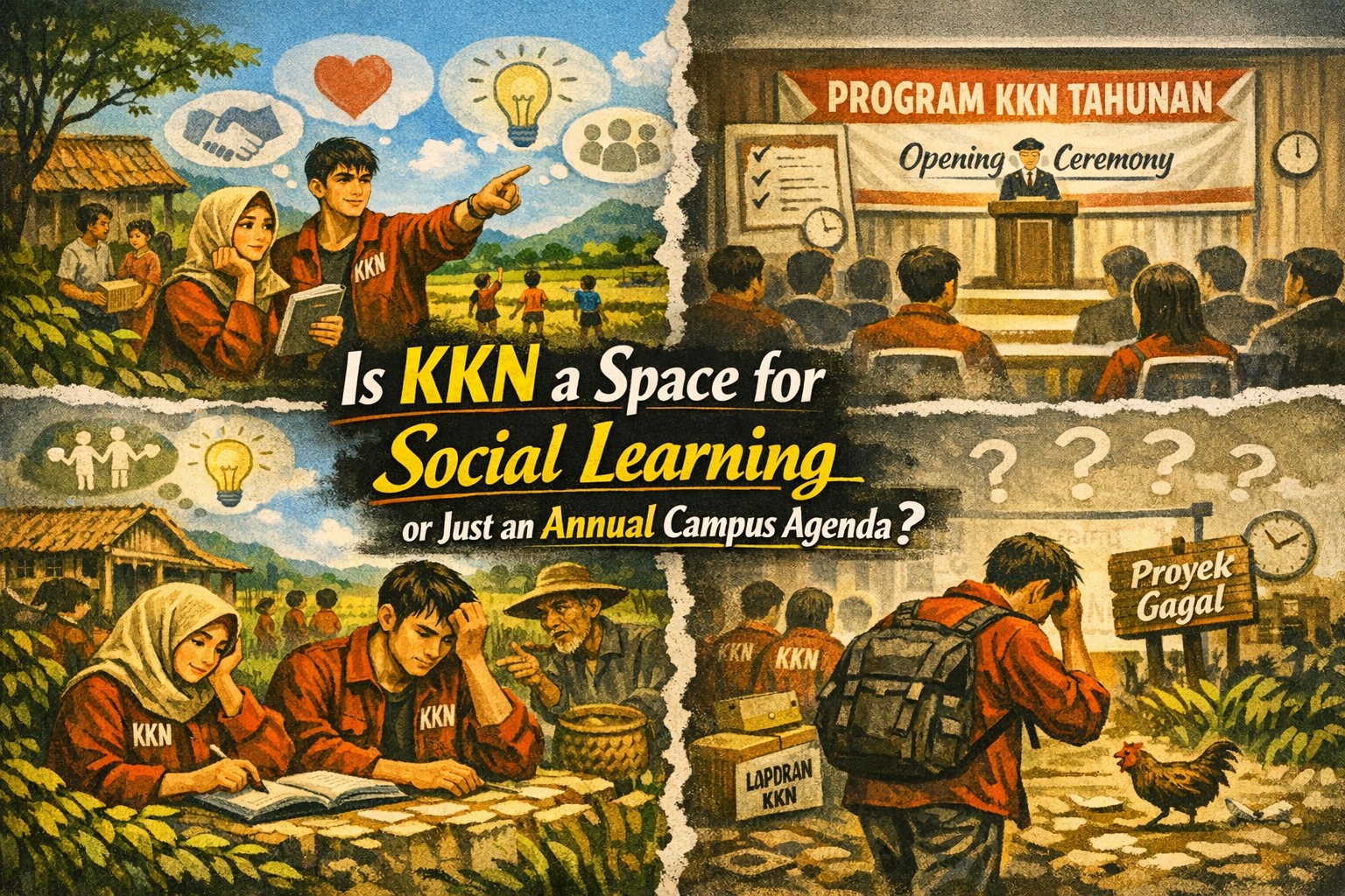 Is KKN a Space for Social Learning or Just an Annual Campus Agenda?