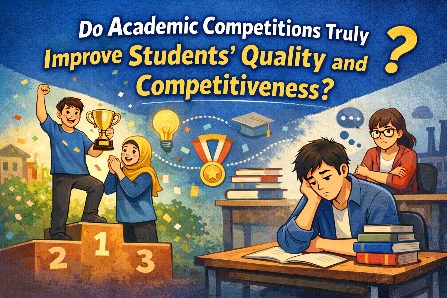 Do Academic Competitions Truly Improve Students’ Quality and Competitiveness?