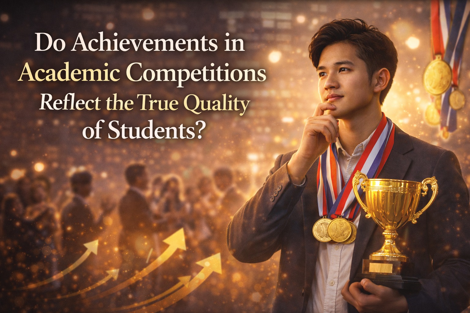 Do Achievements in Academic Competitions Reflect the True Quality of Students?