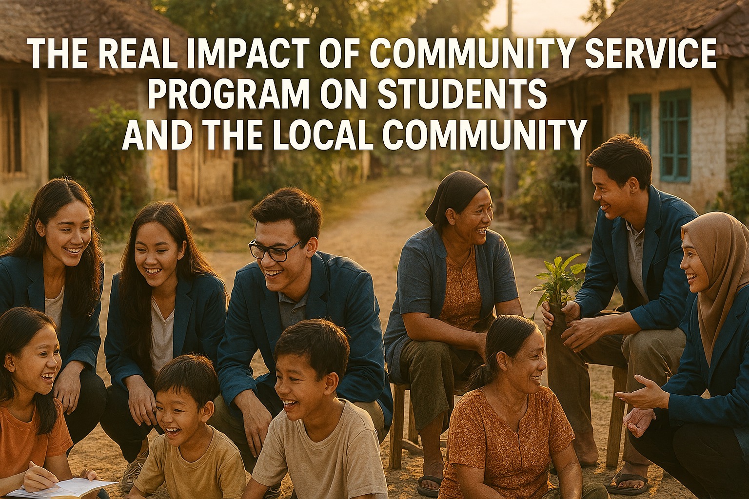 The Real Impact of Community Service Program on Students and the Local Community