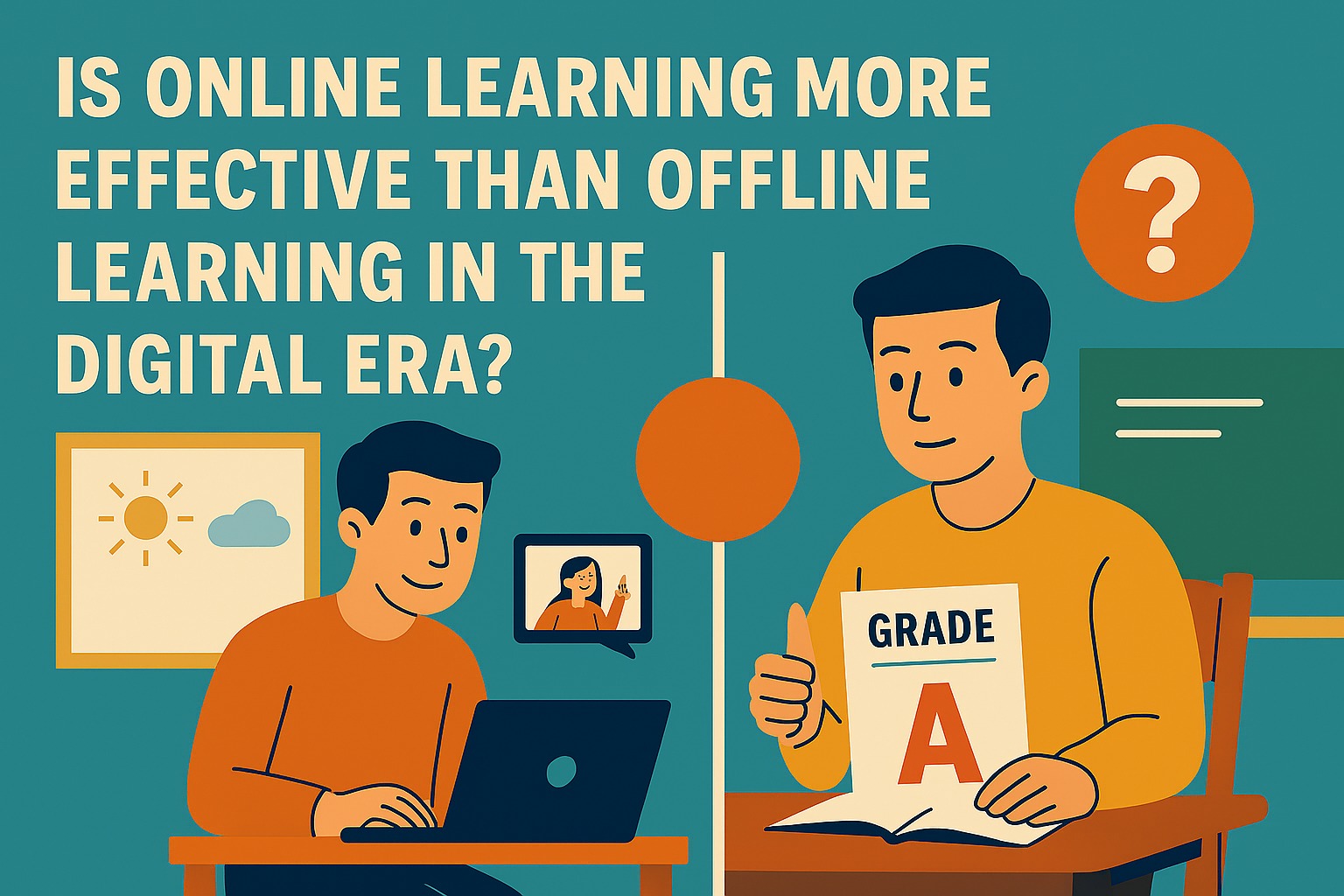 Is Online Learning More Effective Than Offline Learning in the Digital Era