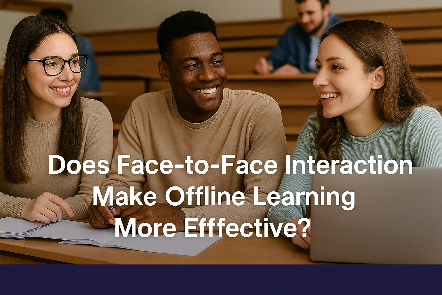 Does Face to Face Interaction Make Offline Learning More Effective?