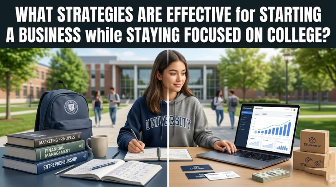 What Strategies Are Effective for Starting a Business While Staying Focused on College?