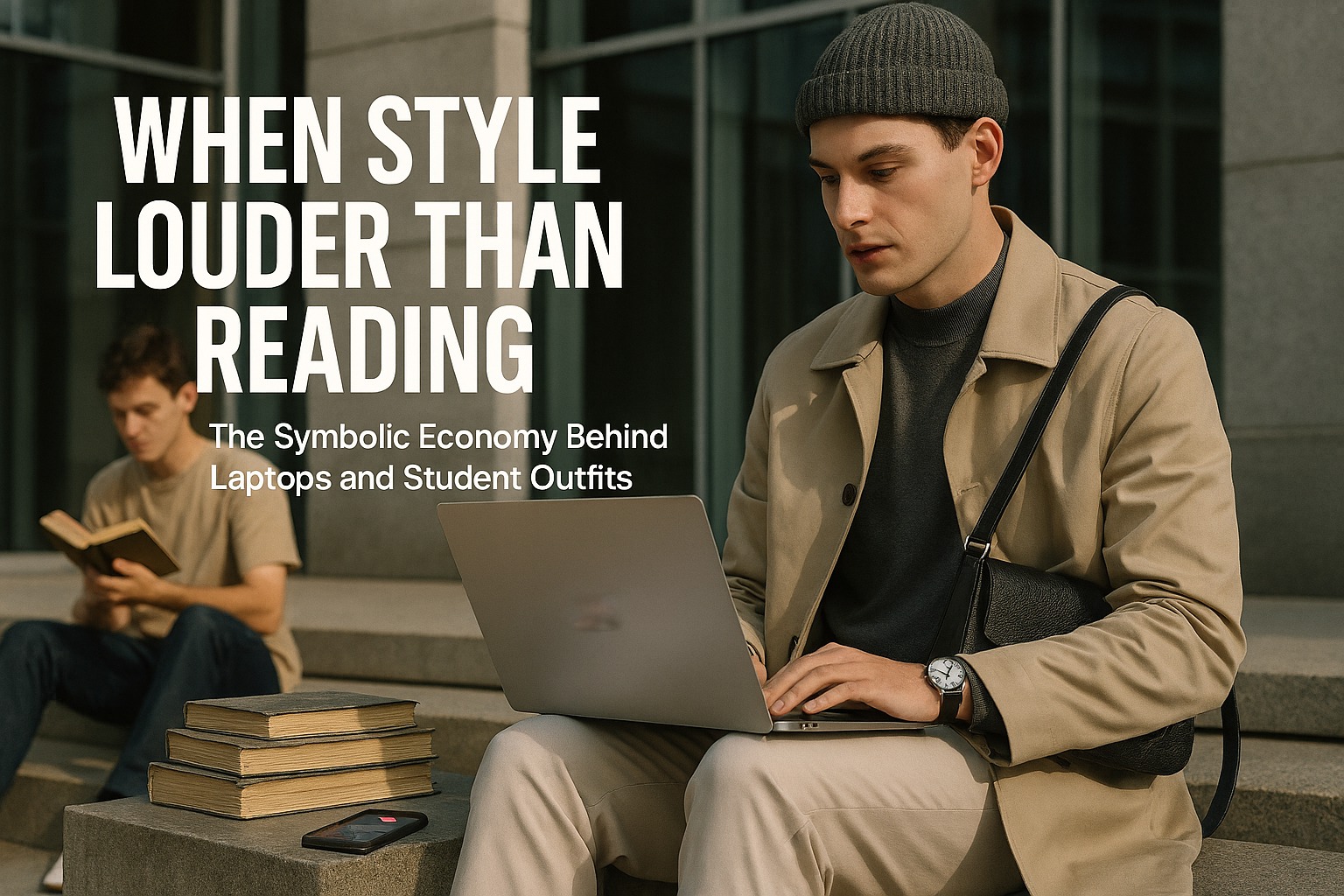 When Style Louder Than Reading Values The Symbolic Economy Behind Laptops and Student Outfits