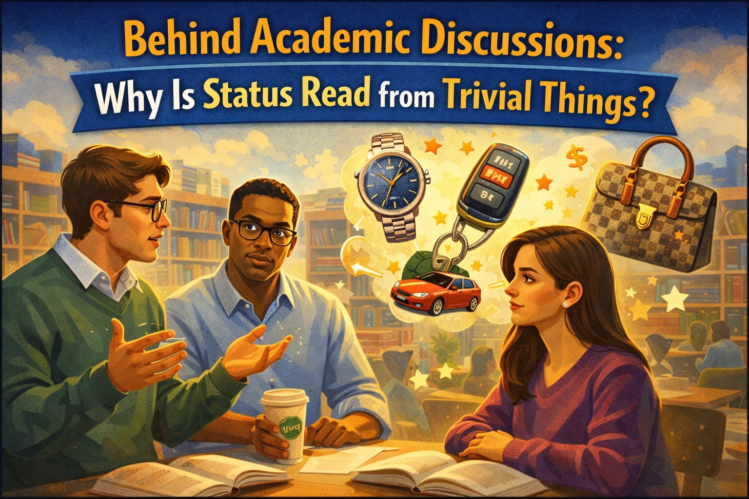 Behind Academic Discussions, Why Is Status Read from Trivial Things?