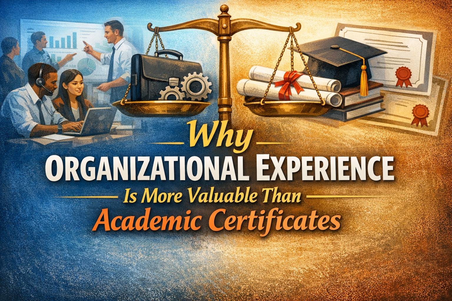 Why Organizational Experience Is More Valuable Than Academic Certificates