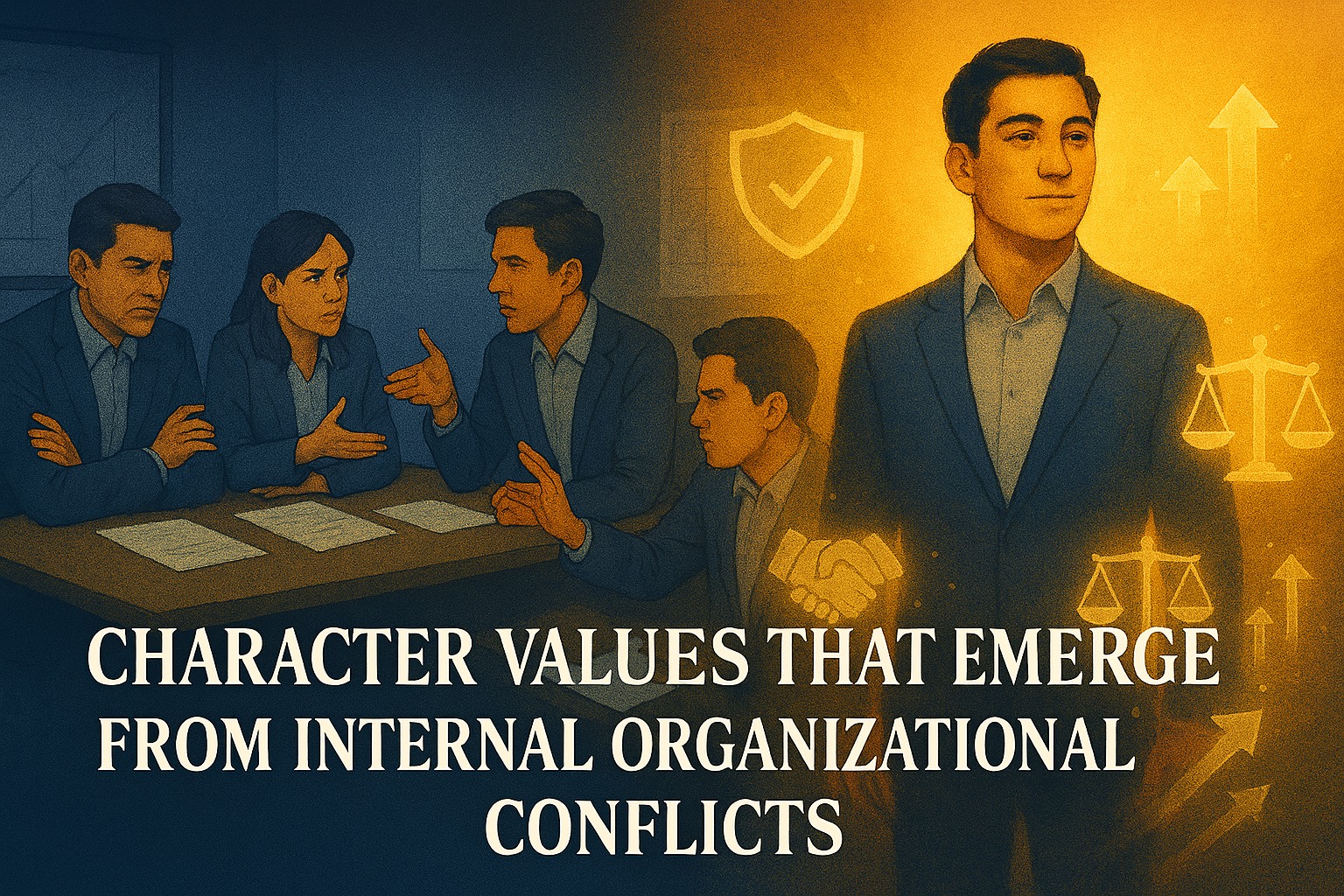 Character Values That Emerge from Internal Organizational Conflicts