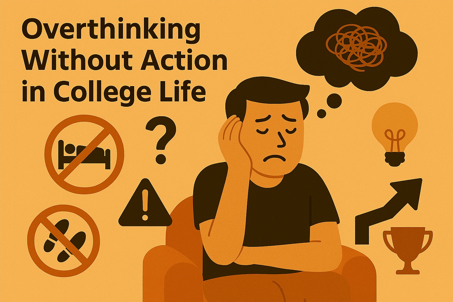 Overthinking Without Action in College Life
