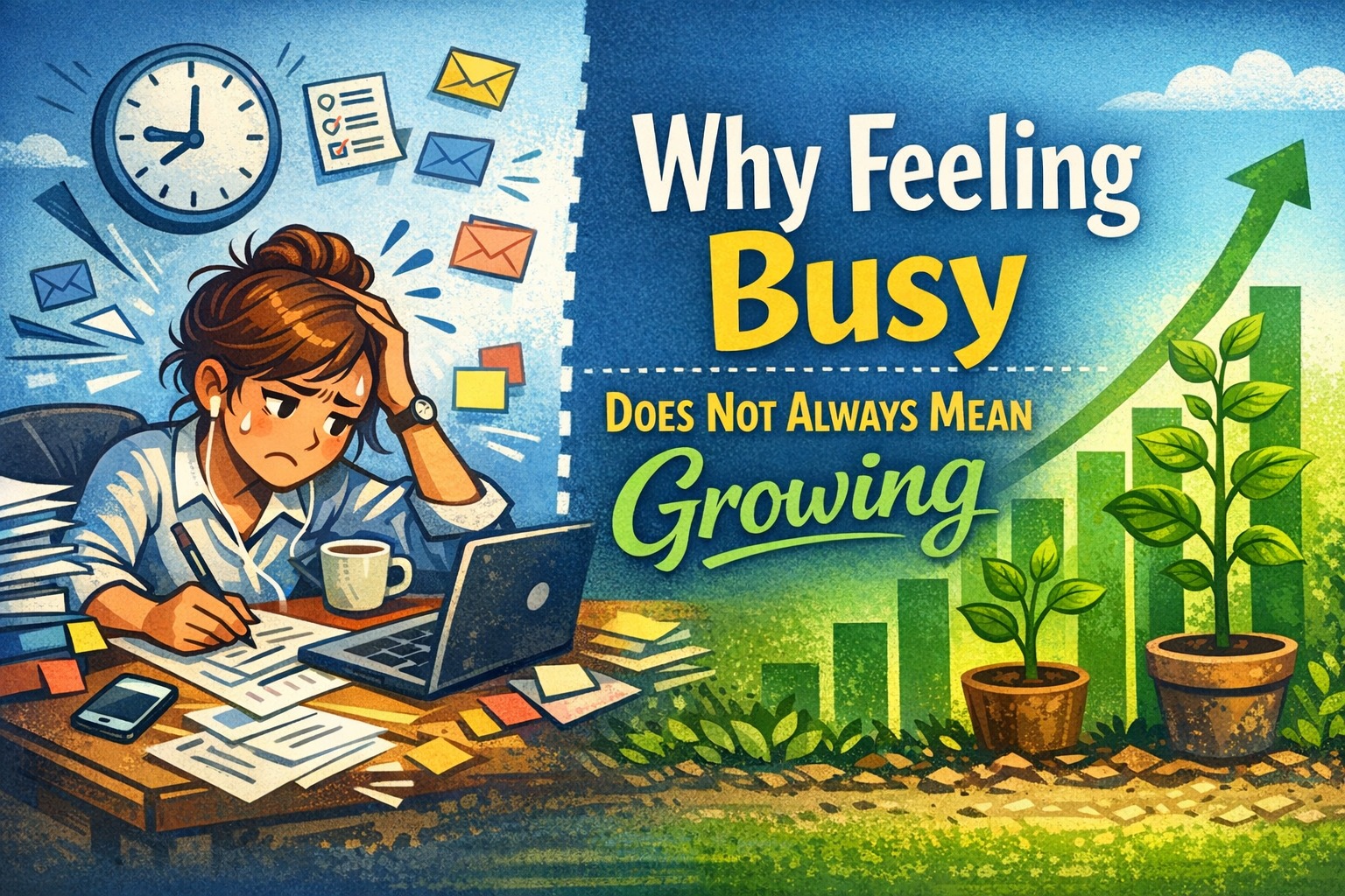 Why Feeling Busy Does Not Always Mean Growing