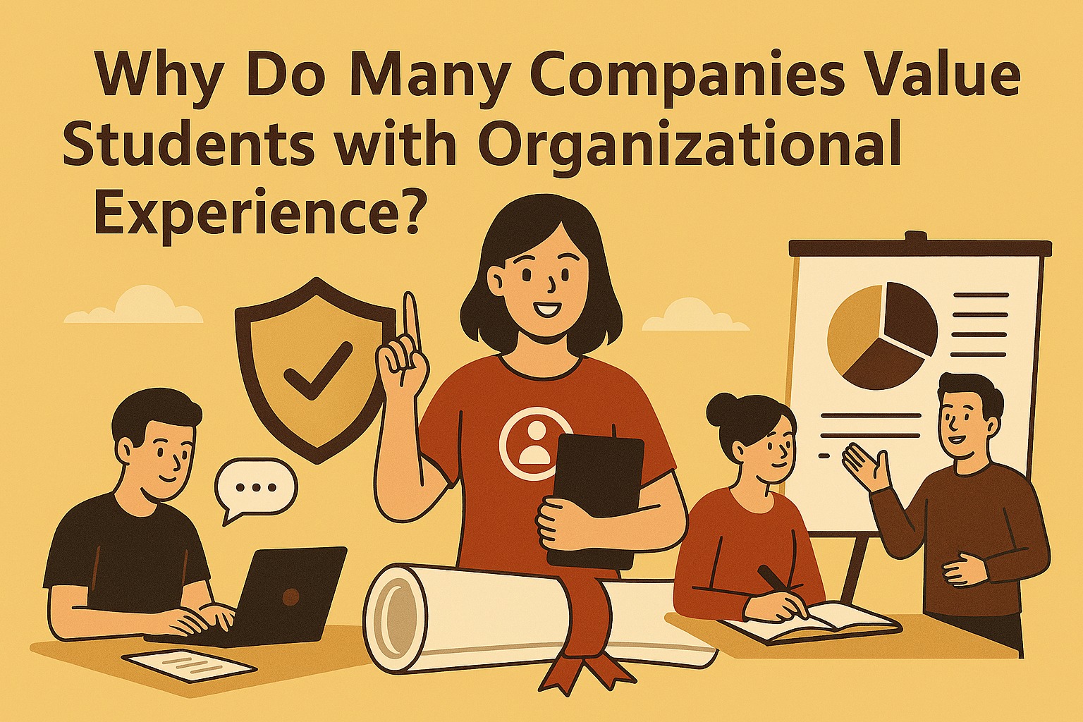 Why Do Many Companies Value Students with Organizational Experience?