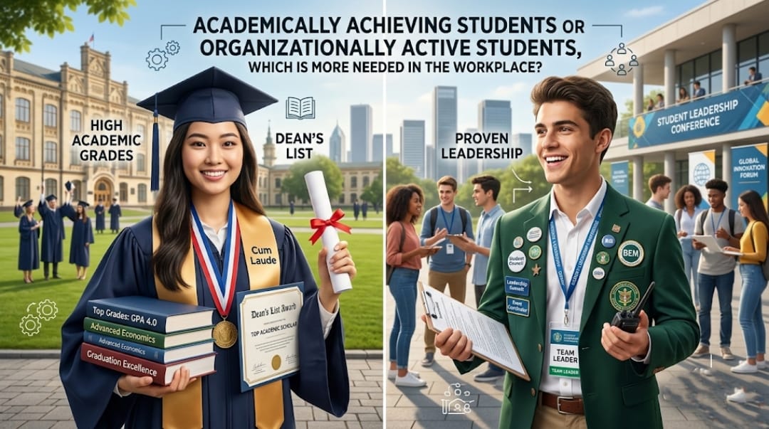 Academically Achieving Students or Organizationally Active Students, Which Is More Needed in the Workplace?