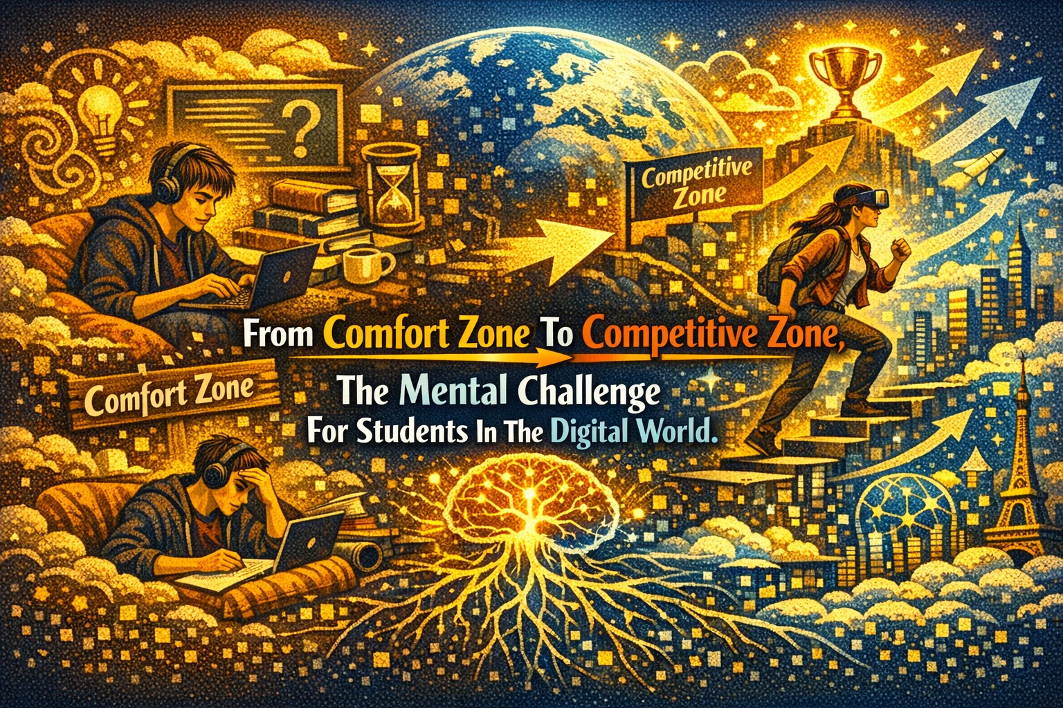 From Comfort Zone To Competitive Zone, The Mental Challenge For Students In The Digital World