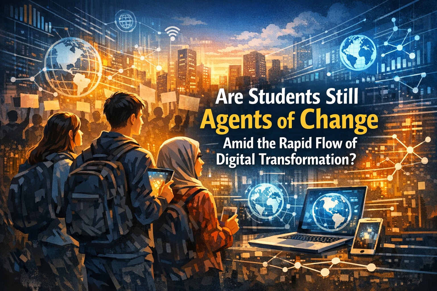 Are Students Still Agents of Change Amid the Rapid Flow of Digital Transformation?