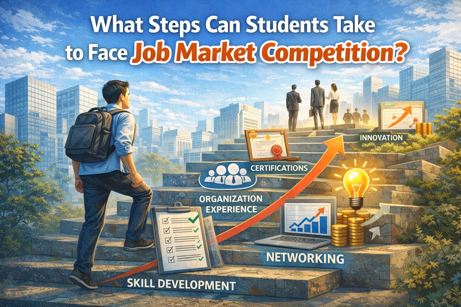 What Steps Can Students Take to Face Job Market Competition?