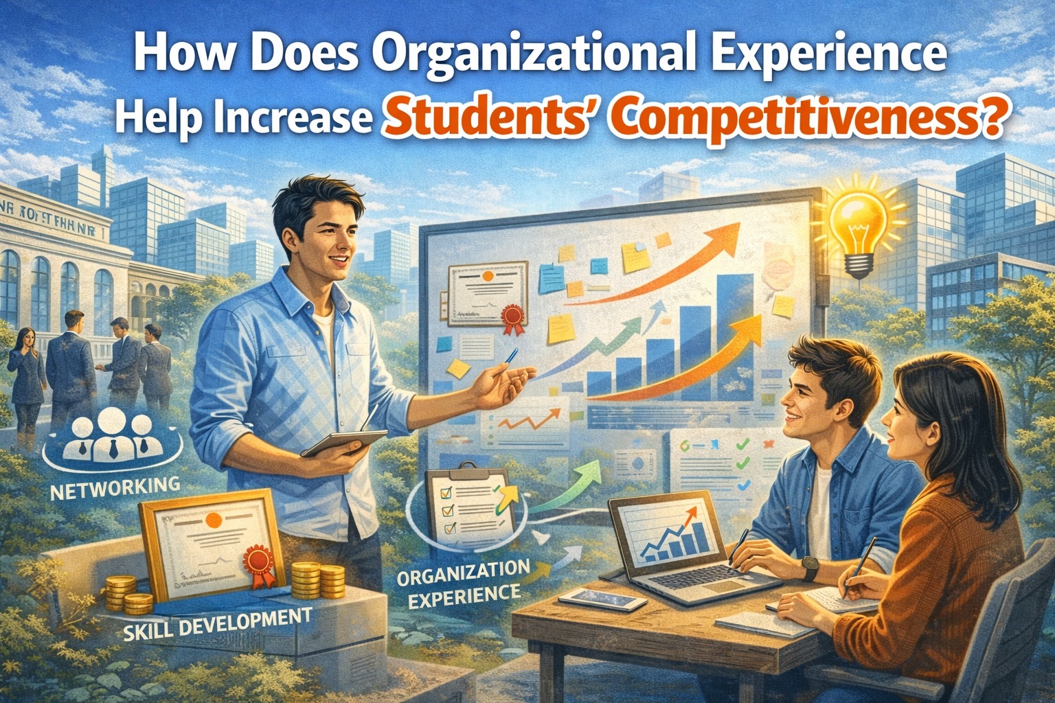 How Does Organizational Experience Help Increase Students’ Competitiveness?