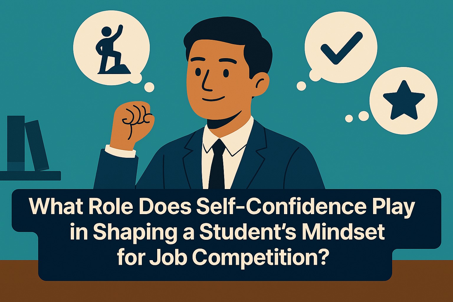 What Role Does Self-Confidence Play in Shaping a Student's Mindset for Job Competition?