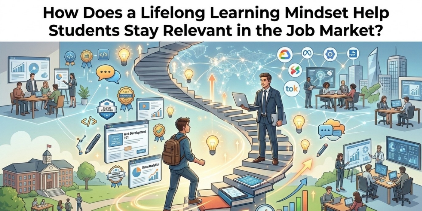 How Does a Lifelong Learning Mindset Help Students Stay Relevant in the Job Market?