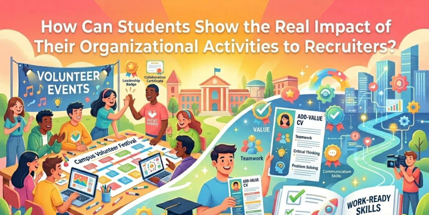 How Can Students Show the Real Impact of Their Organizational Activities to Recruiters?