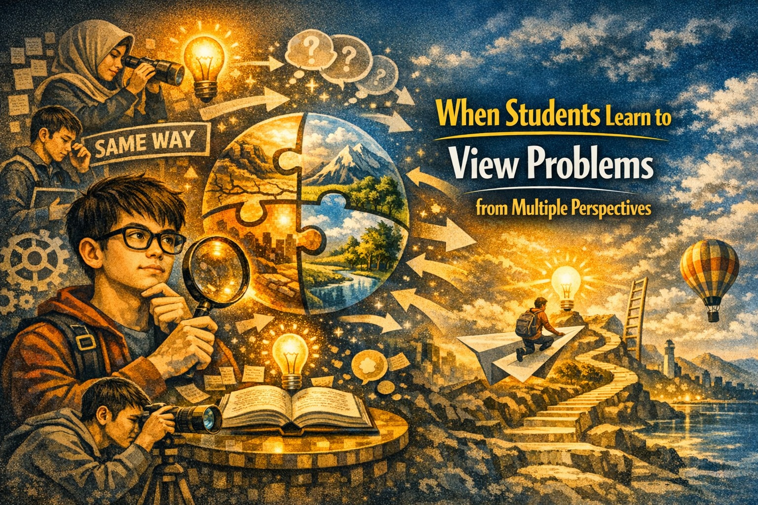 When Students Learn to View Problems from Multiple Perspectives