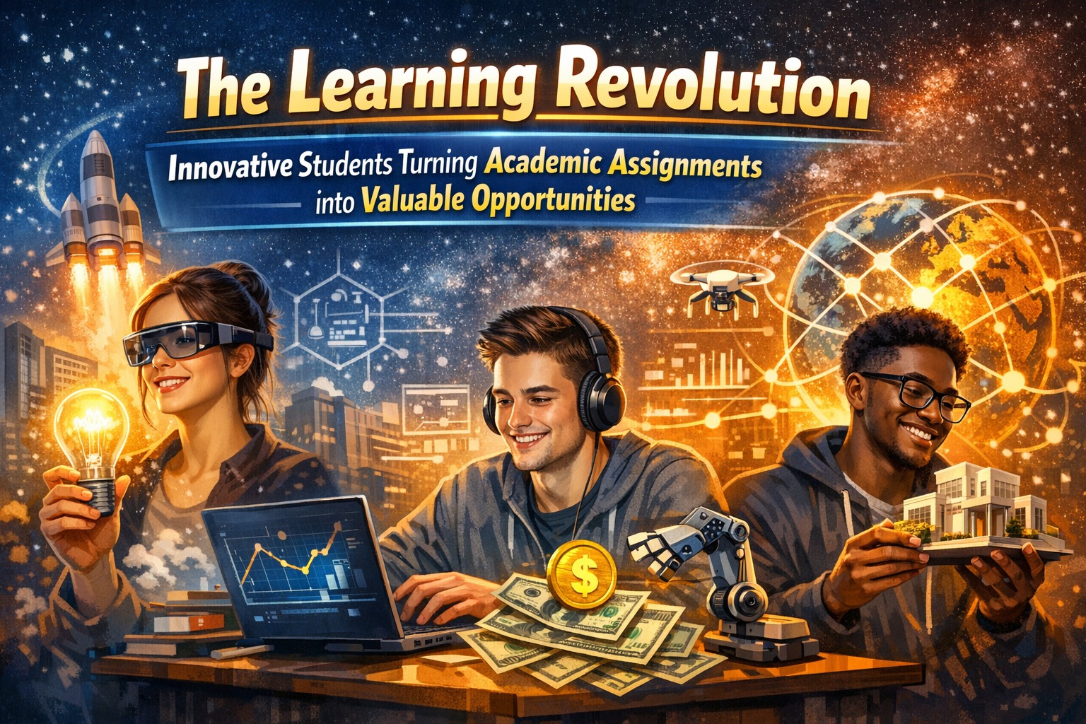 The Learning Revolution: Innovative Students Turning Academic Assignments into Valuable Opportunities