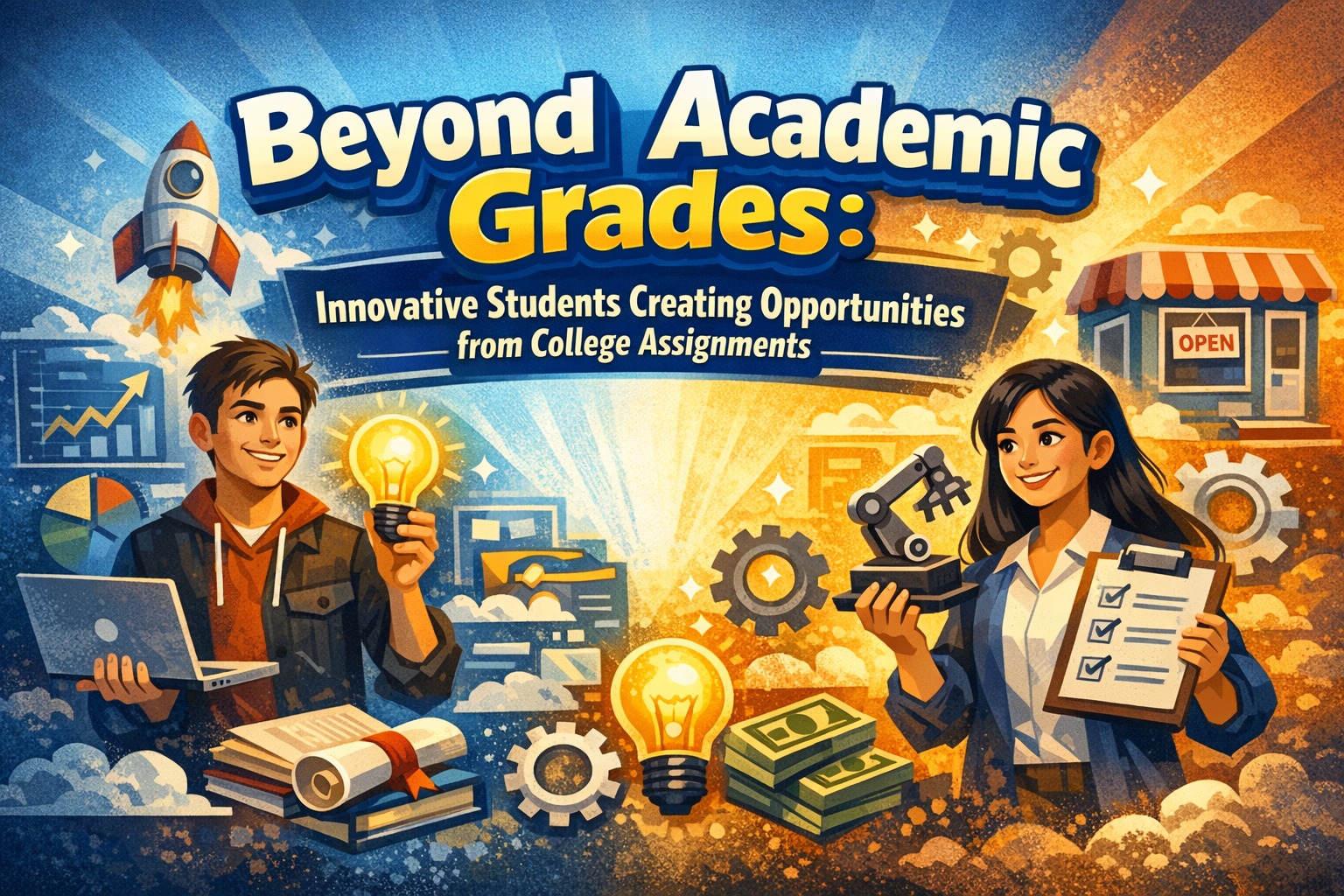 Beyond Academic Grades: Innovative Students Creating Opportunities from College Assignments