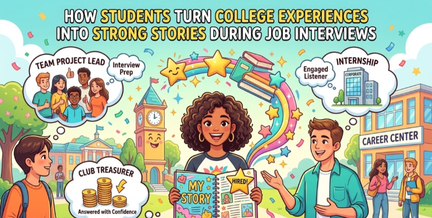 How Students Turn College Experiences into Strong Stories During Job Interviews