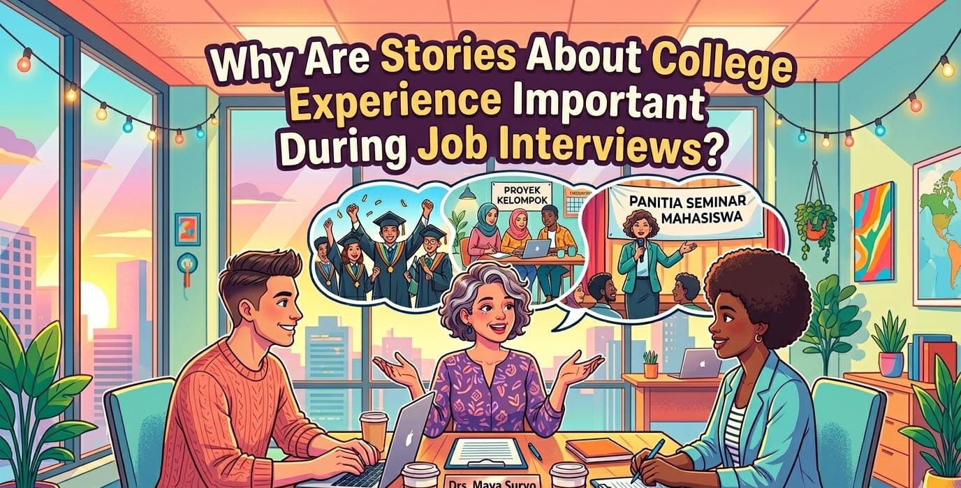 Why Are Stories About College Experiences Important During Job Interviews?