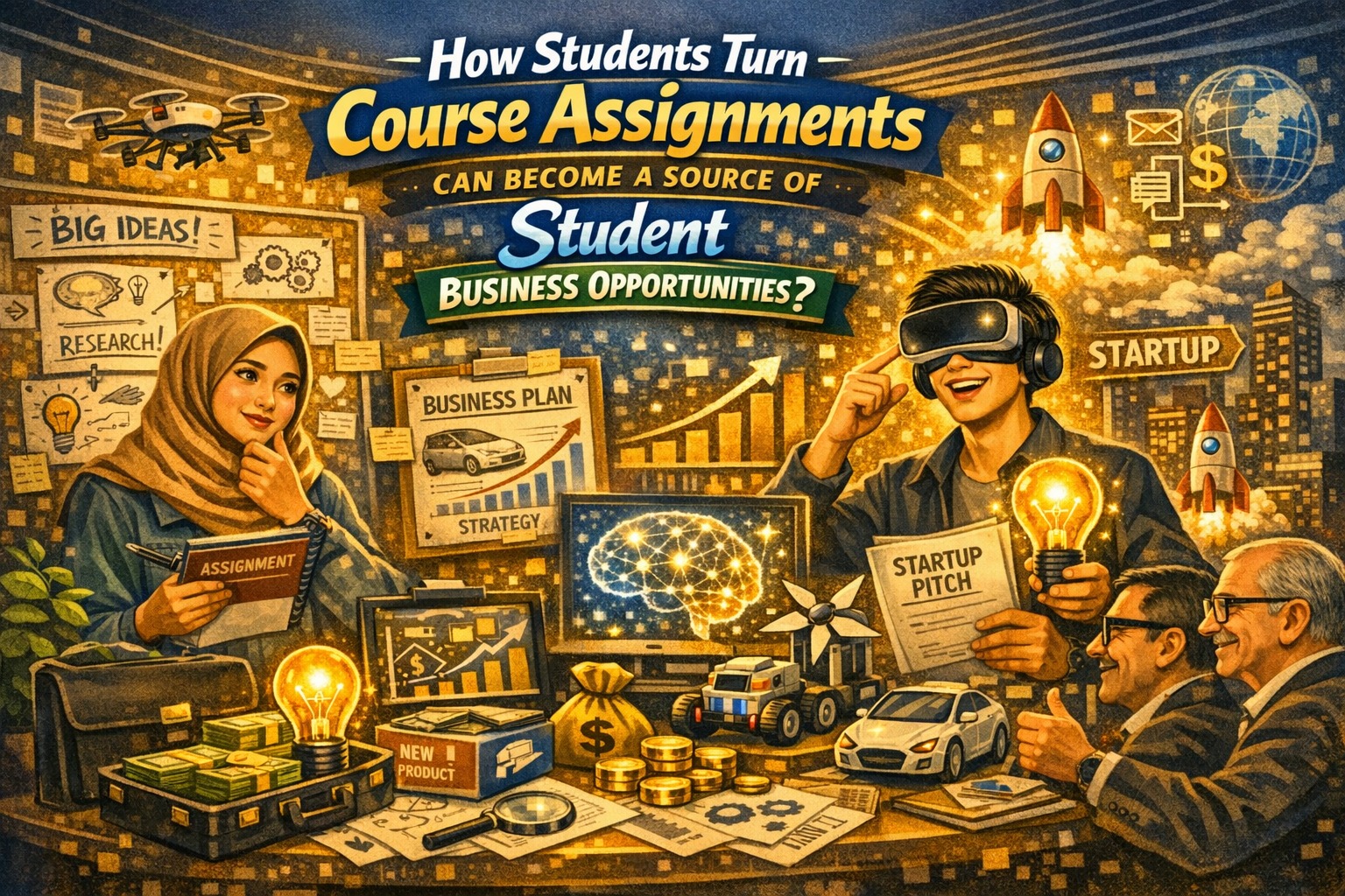 How Students Turn Course Assignments into Business Opportunities?