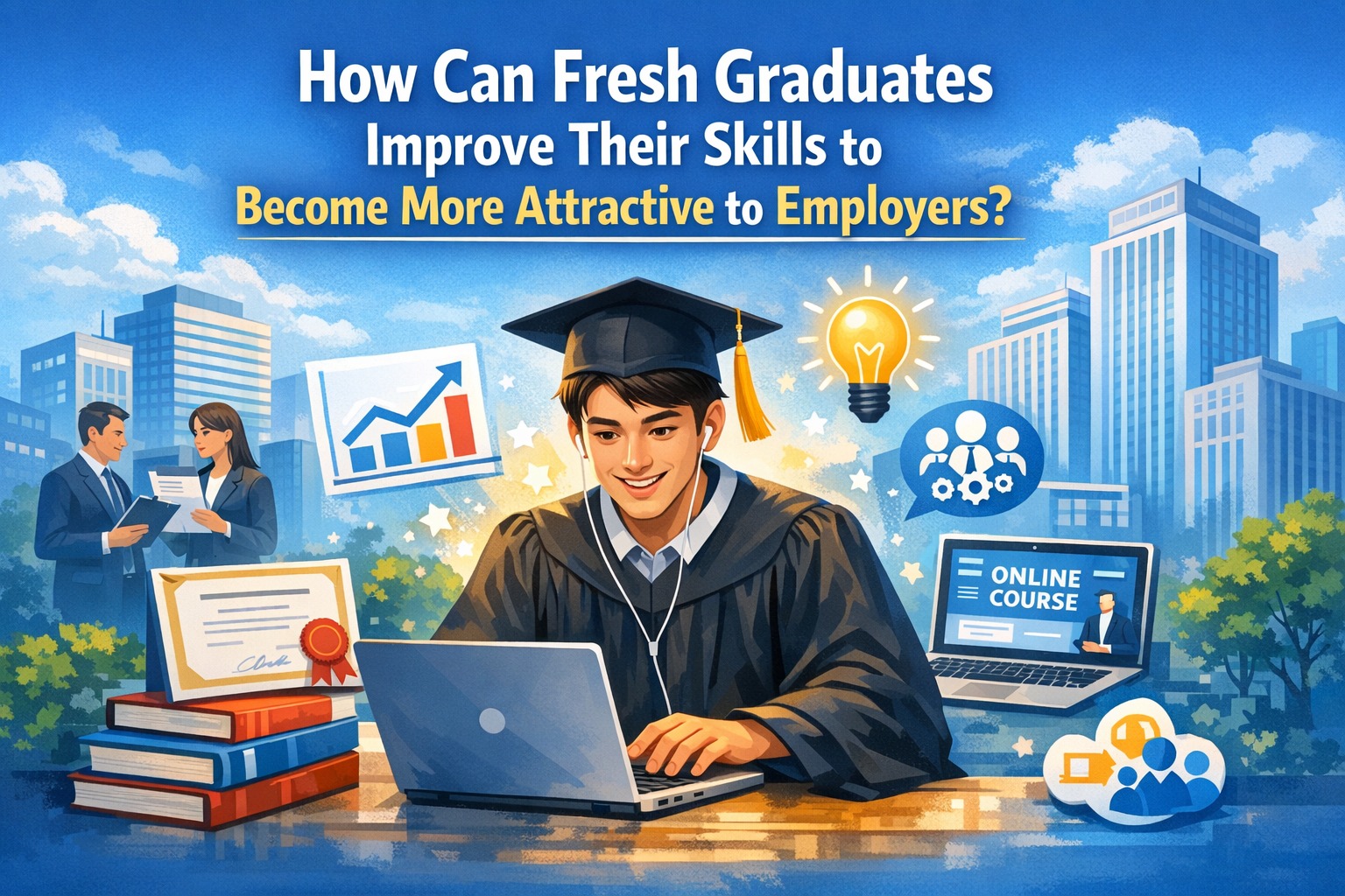 How Can Fresh Graduates Improve Their Skills to Become More Attractive to Employers?