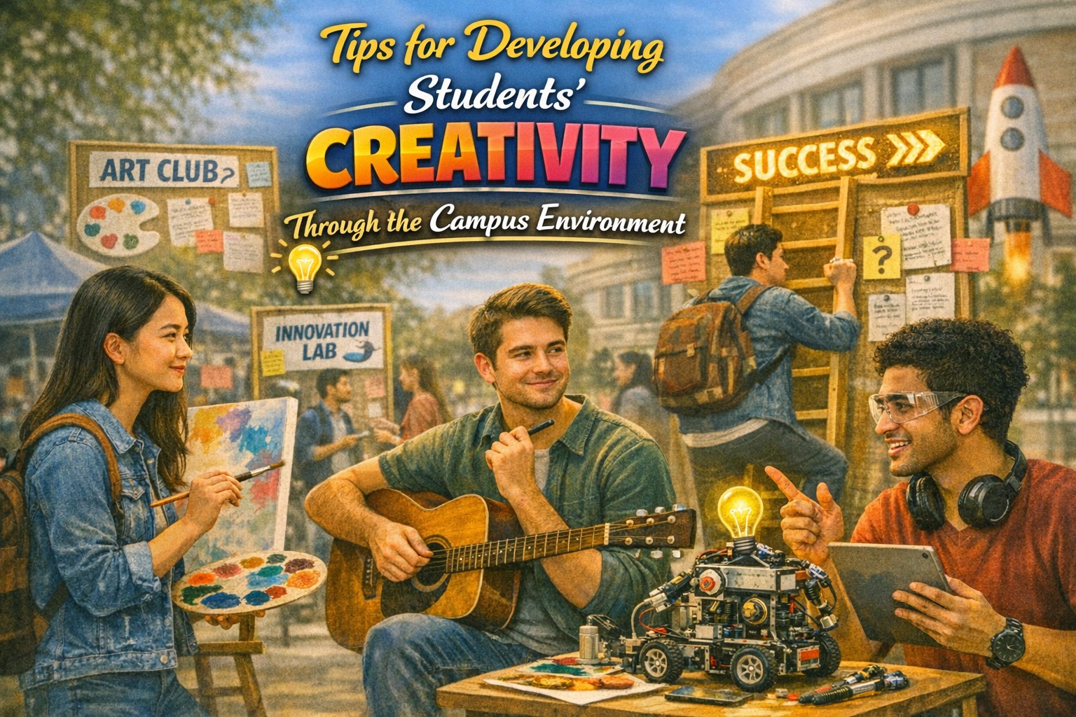 Tips for Developing Students’ Creativity Through the Campus Environment