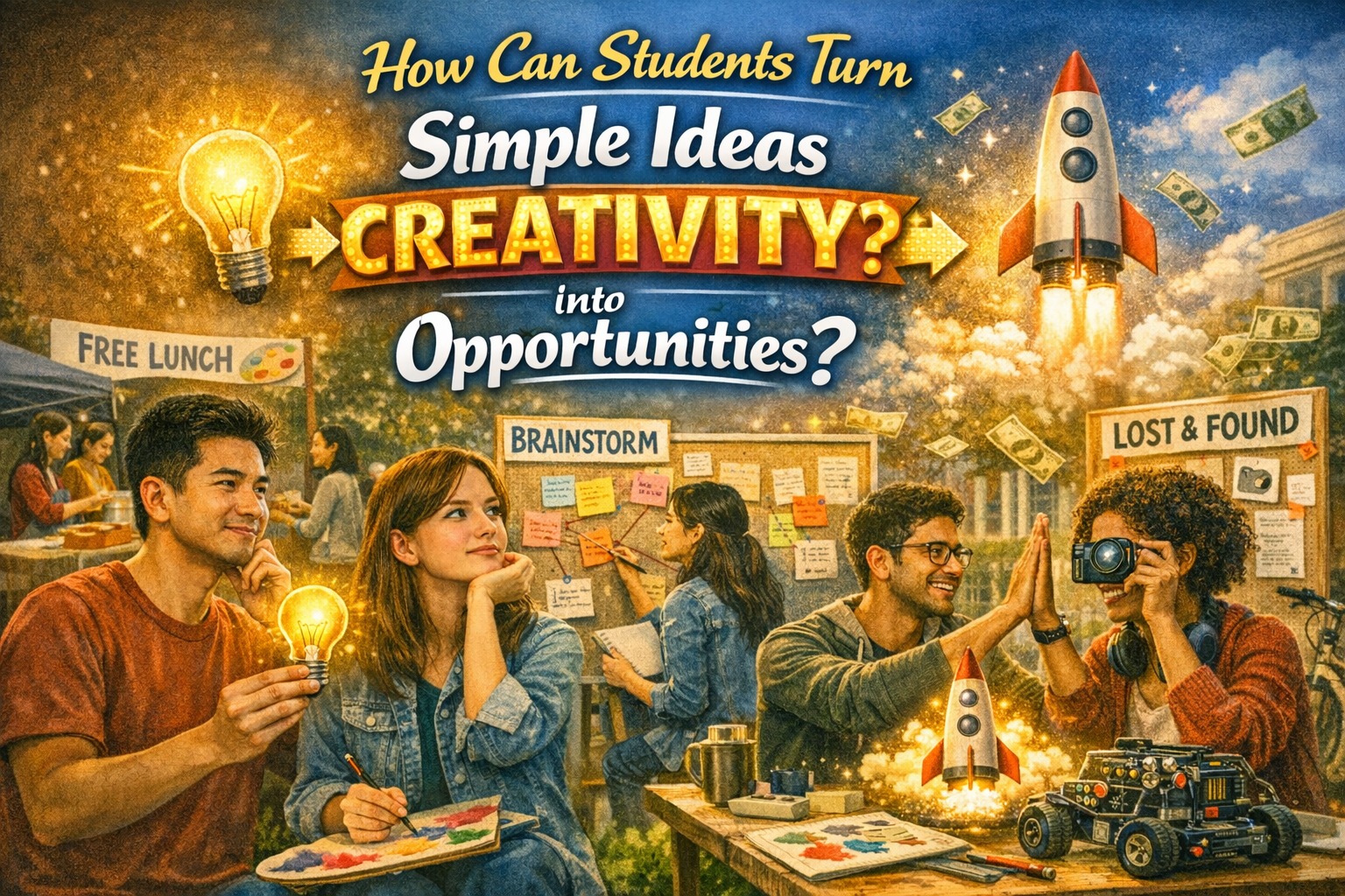 How Can Students Turn Simple Ideas into Opportunities?