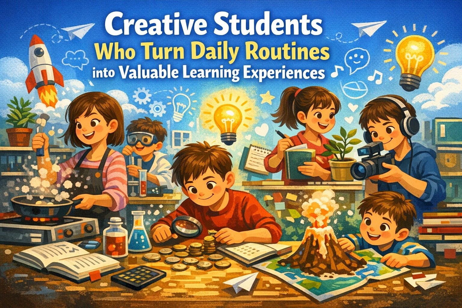Creative Students Who Turn Daily Routines into Valuable Learning Experiences