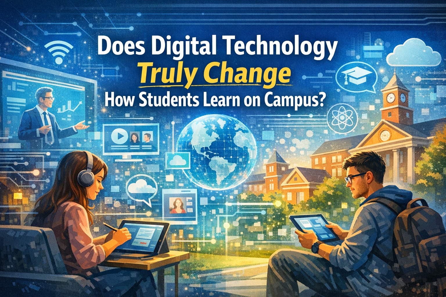 Does Digital Technology Truly Change How Students Learn on Campus