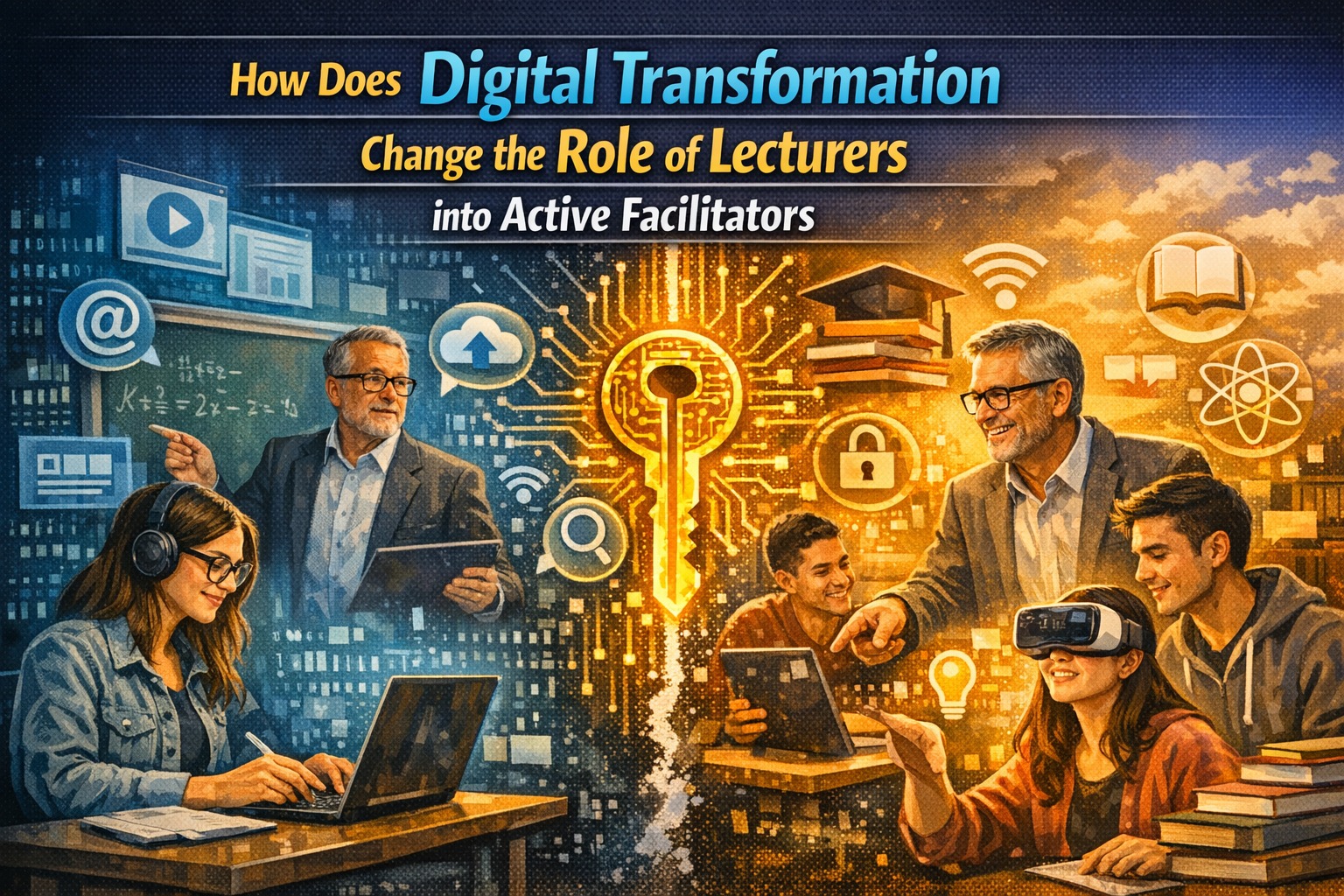 How Does Digital Transformation Change the Role of Lecturers into Active Facilitators