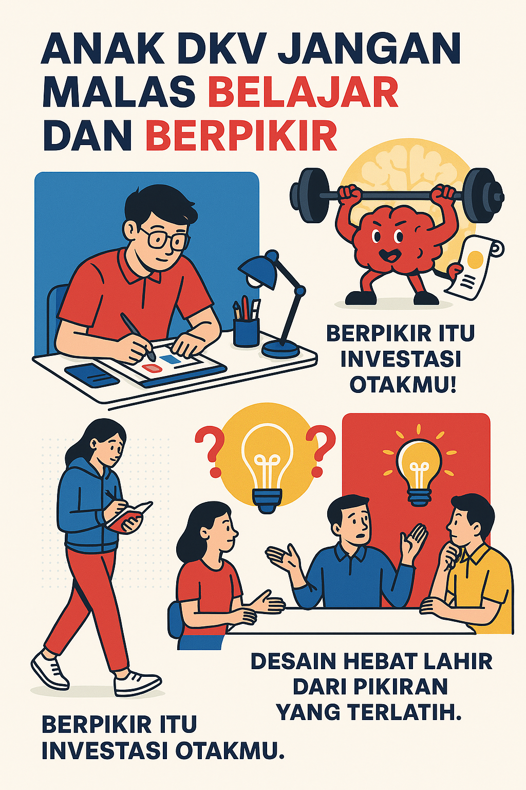 Jadi Anak DKV yang Maju, Harus Berani Berpikir dan Belajar Mendalam