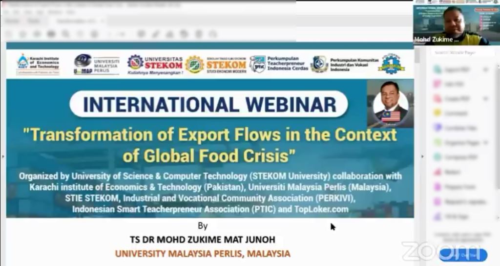 International Webinar 2022 - Transformation of Export Flows in the Context of Global Food Crisis - Part 1