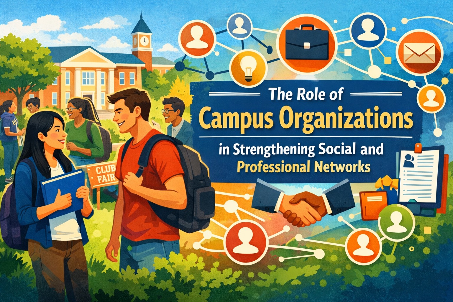 The role of campus organizations in strengthening social and professional networks