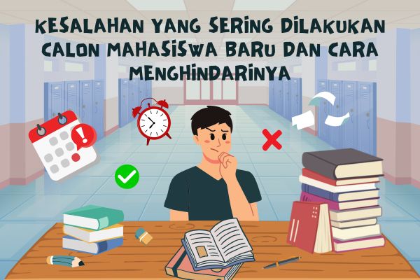 Kesalahan yang Sering Dilakukan Calon Mahasiswa Baru dan Cara Menghindarinya