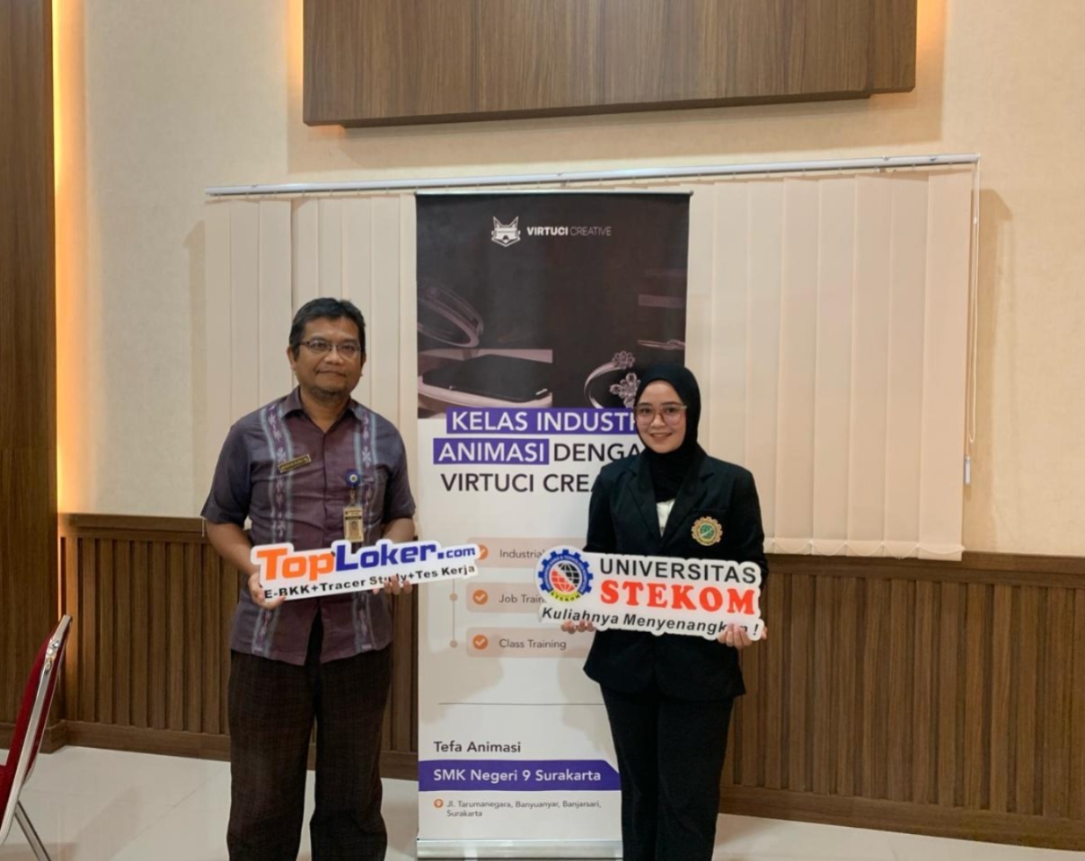 Kunjungan Persahabatan & Penandatanganan MoU Universitas STEKOM 2025 dengan SMKN 9 Surakarta Bersama TopLoker.com