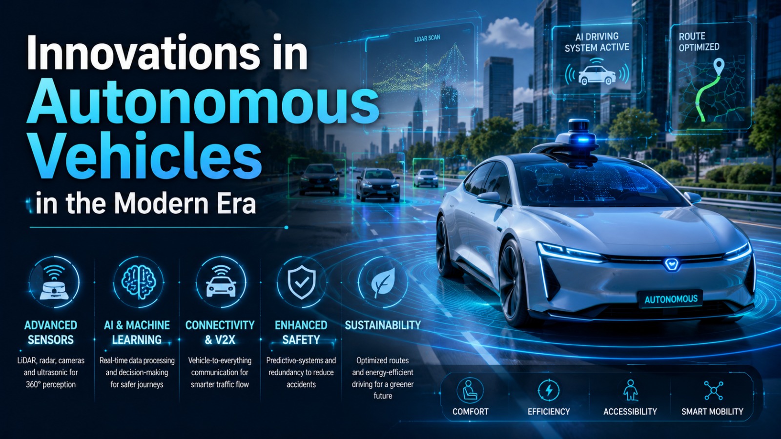 Innovations in Autonomous Vehicles in the Modern Era