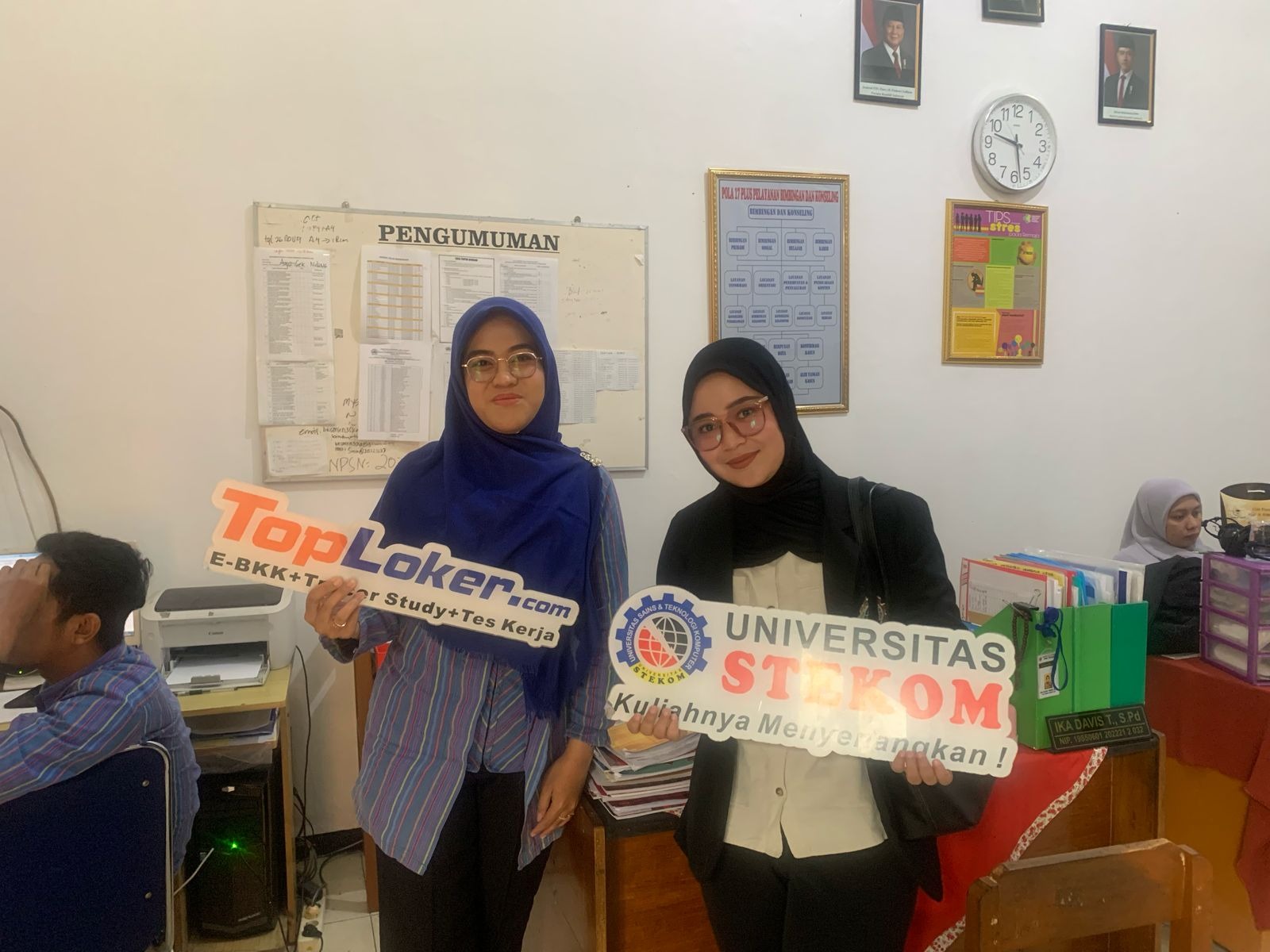Kunjungan Persahabatan & Penandatanganan Mou Universitas STEKOM dengan SMKN 3 Surakarta Bersama TopLoker.com