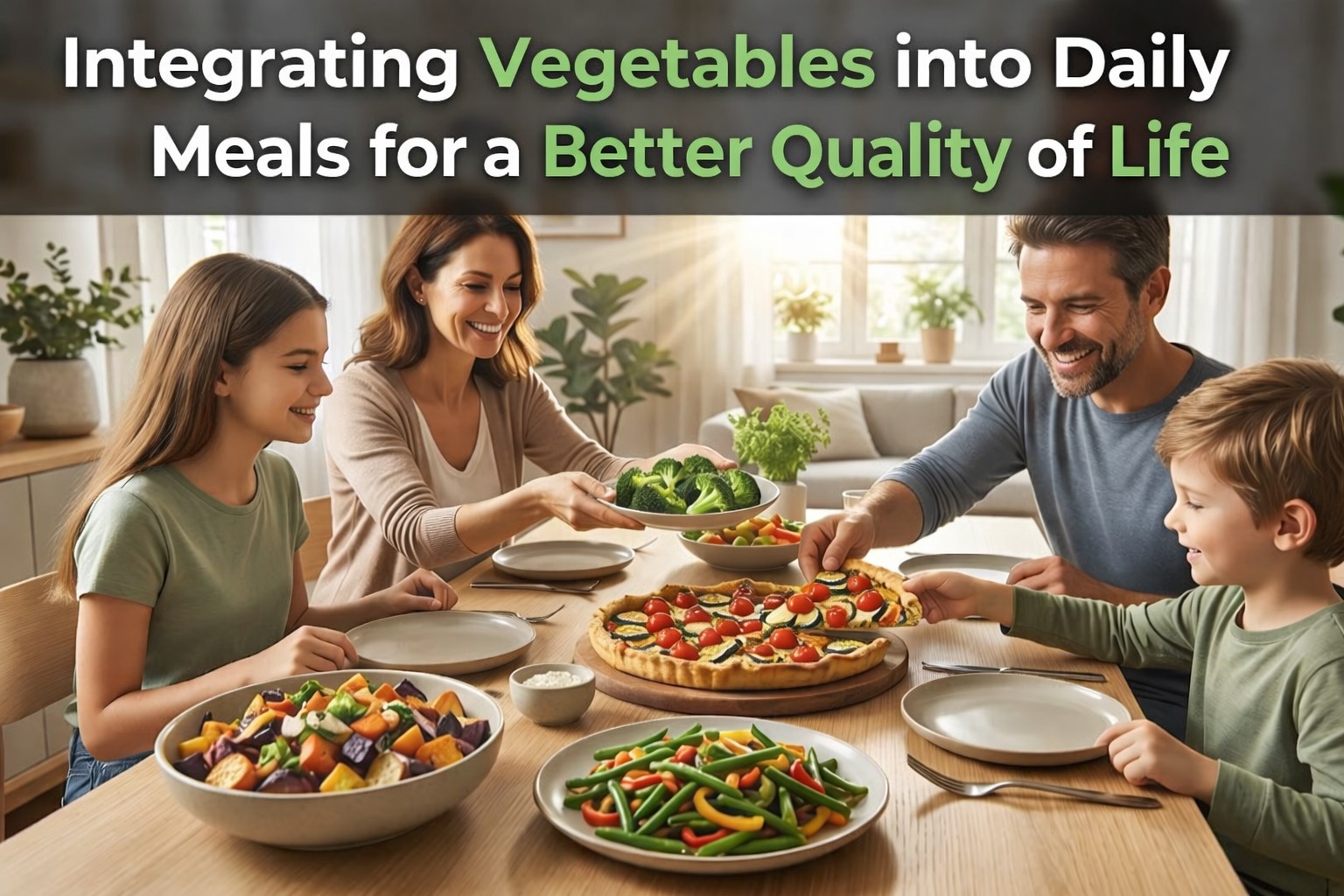 Integrating Vegetables into Daily Meals for a Better Quality of Life