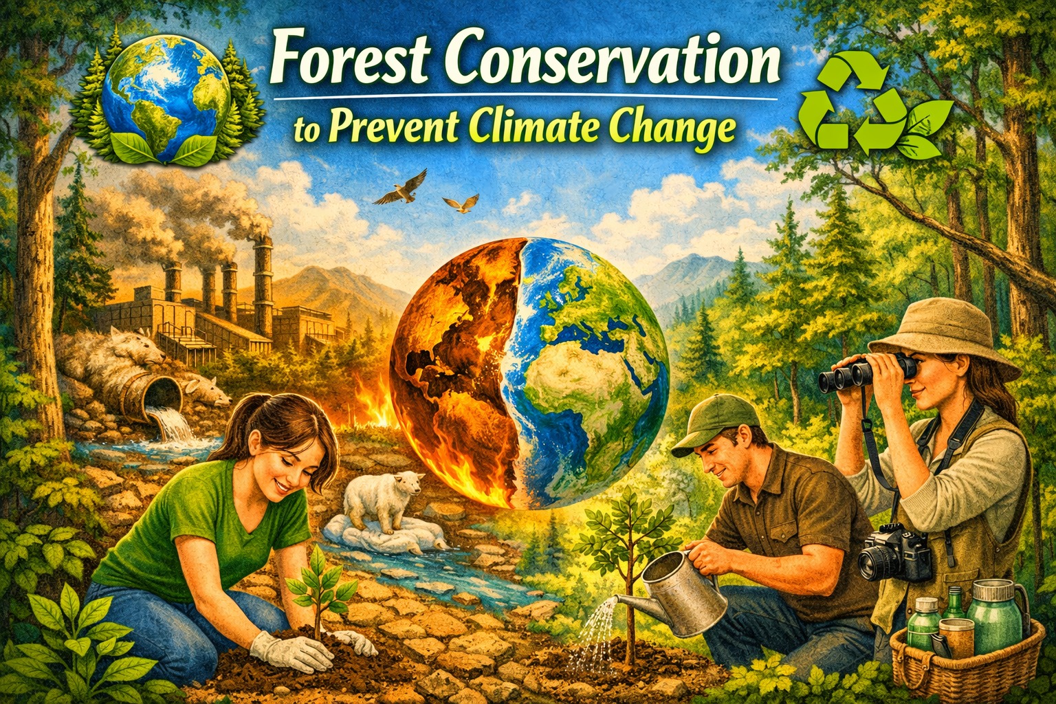 Forest Conservation to Prevent Climate Change