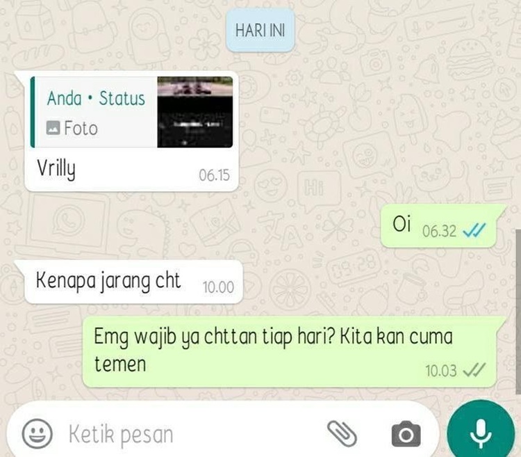 Udah Ngode Tiap Hari, Tapi Masih Dianggap Teman? Capek Gak, Sih?
