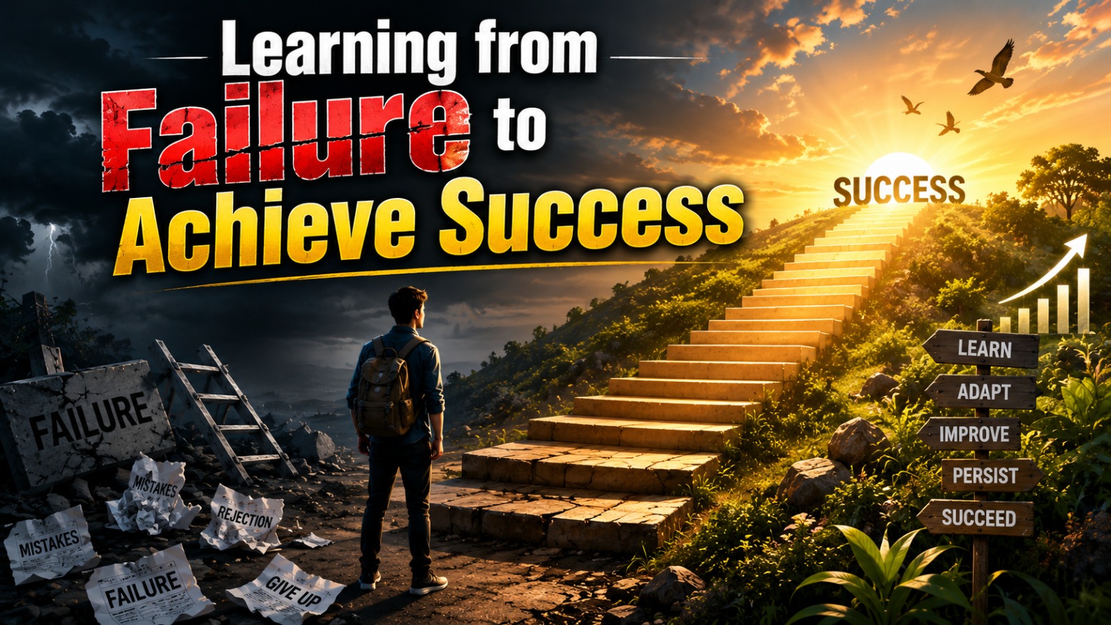 Learning from Failure to Achieve Success