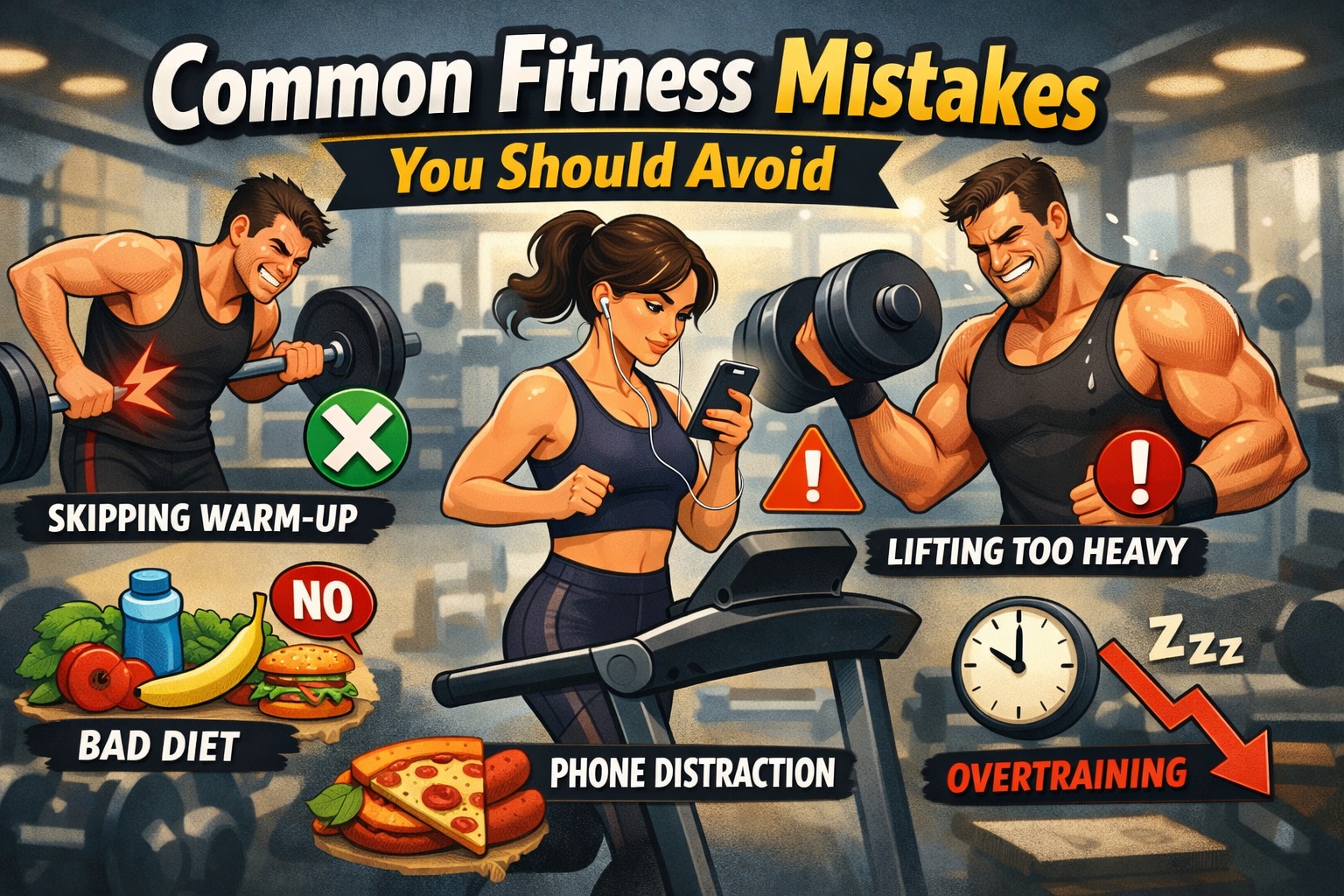 Common Fitness Mistakes You Should Avoid