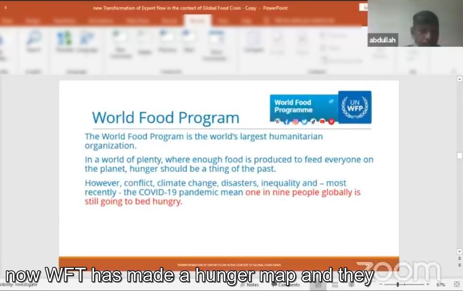 International Webinar 2022 - Transformation of Export Flows in the Context of Global Food Crisis - Part 10