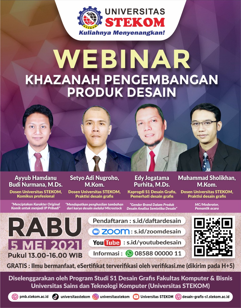 WEBINAR : “KHAZANAH PENGEMBANGAN PRODUK DESAIN”